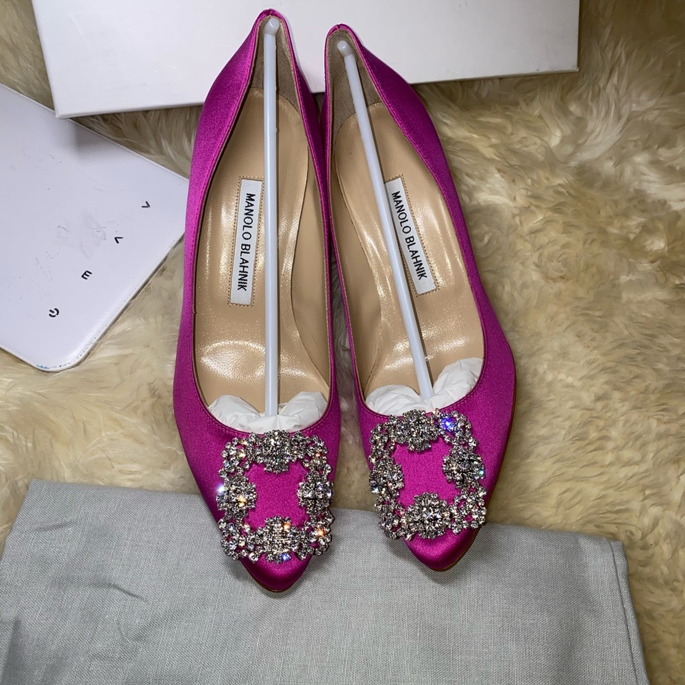 New authentic Manolo Blahnik hangisi pumps - Picture 6 of 14